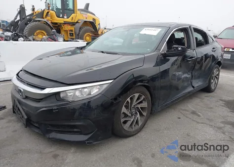 2017 Honda Civic Ex from USA, damaged, VIN 2HGFC2F74HH510104